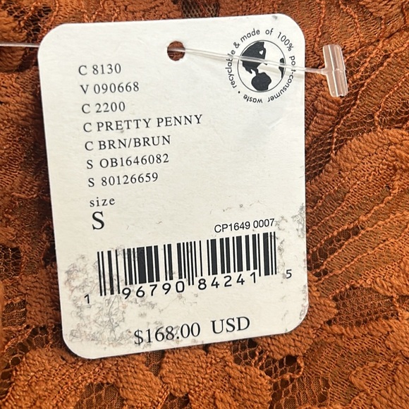 FREE PEOPLE Hailee Lace Mini Dress / Pretty Penny size small NWT​ - Picture 7 of 7